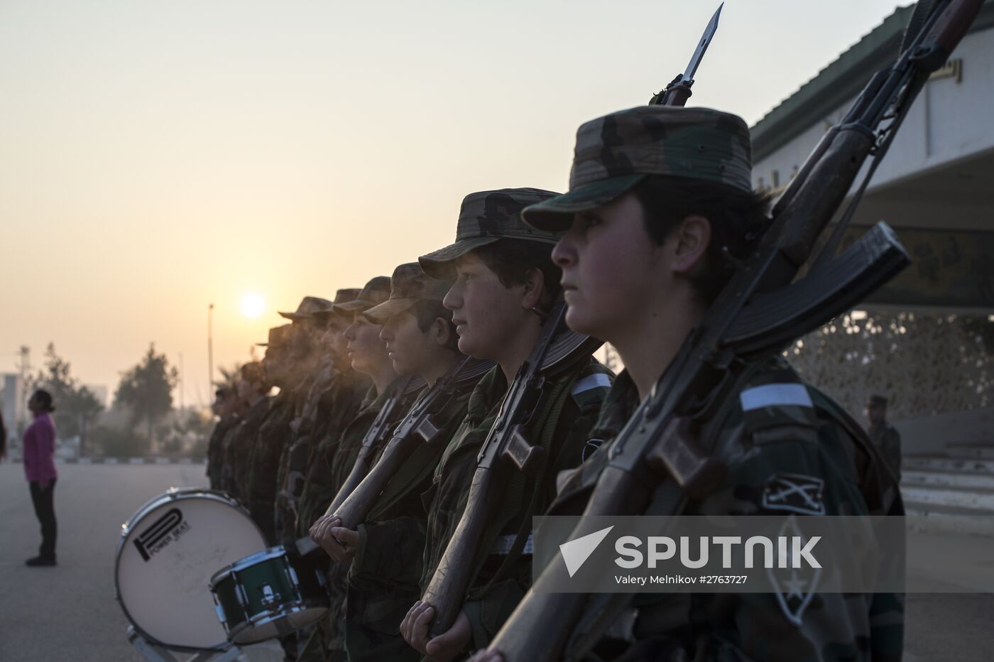 A military academy for women in Damascus