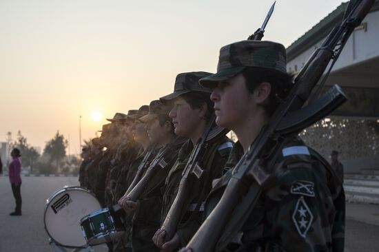 A military academy for women in Damascus