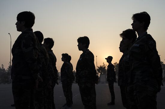 A military academy for women in Damascus