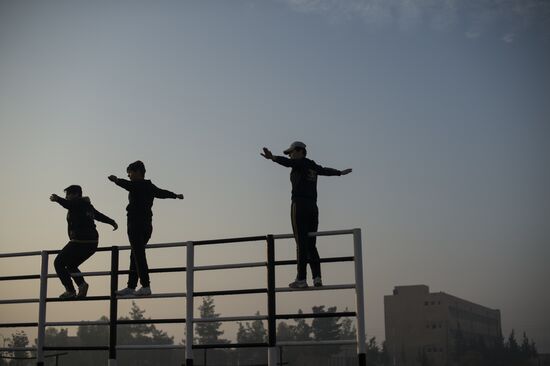A military academy for women in Damascus