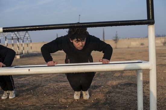 A military academy for women in Damascus