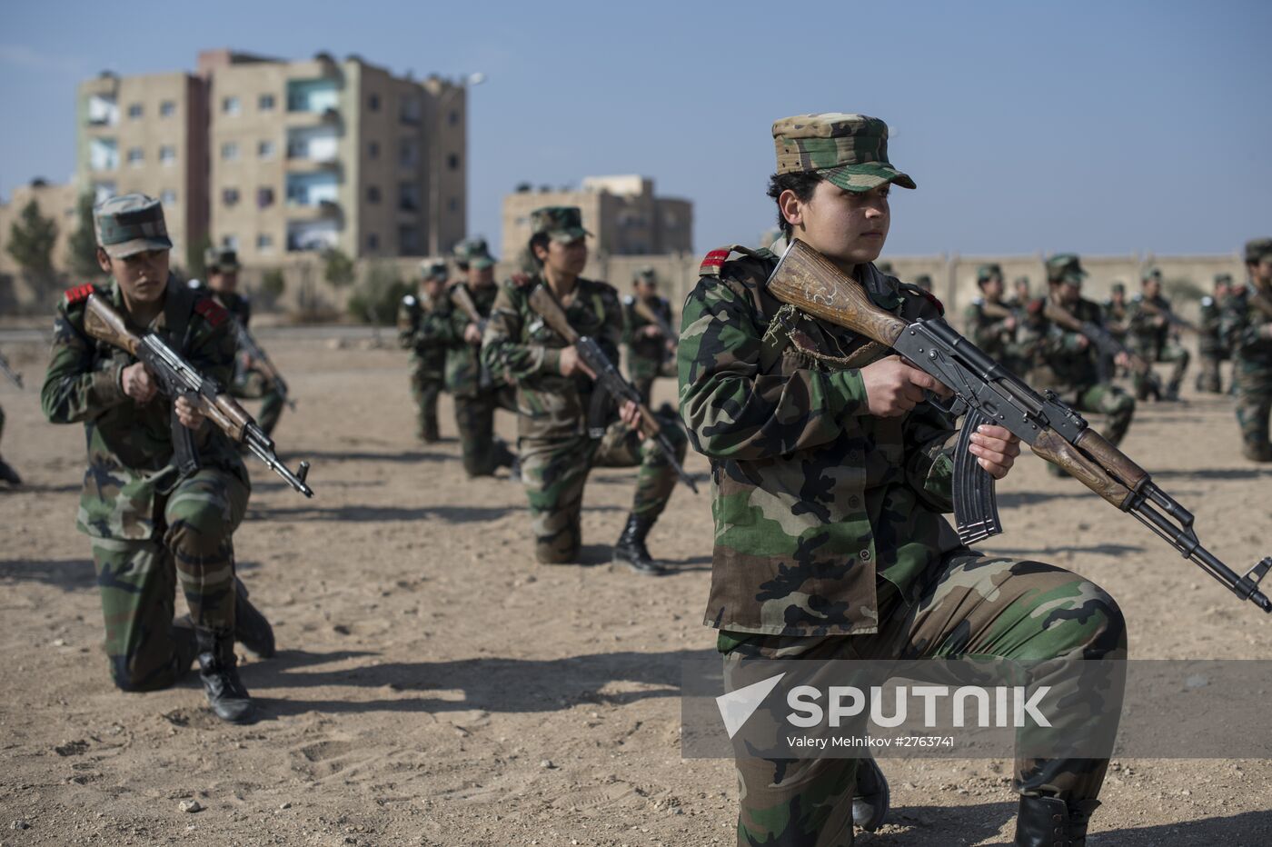 A military academy for women in Damascus
