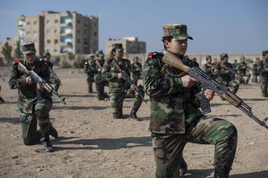 A military academy for women in Damascus