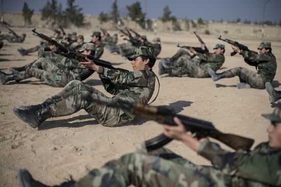 A military academy for women in Damascus