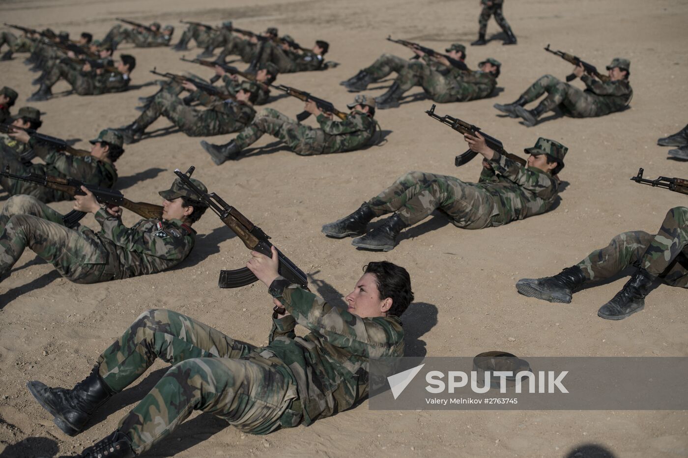 A military academy for women in Damascus