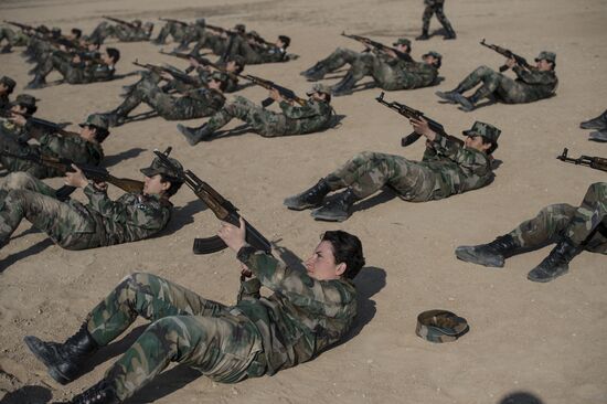 A military academy for women in Damascus