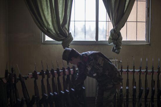 A military academy for women in Damascus
