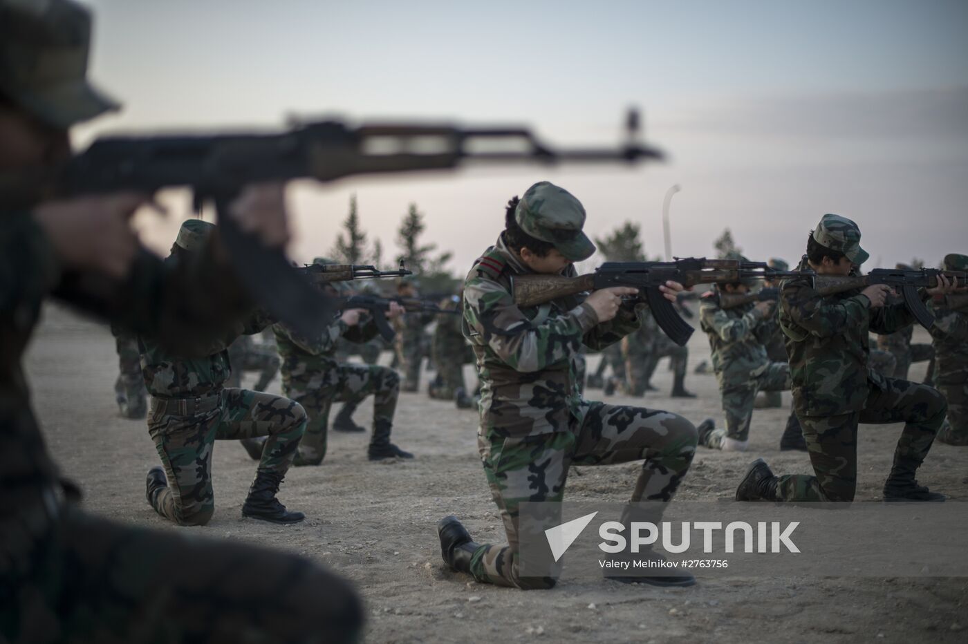 A military academy for women in Damascus