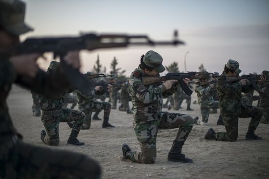 A military academy for women in Damascus