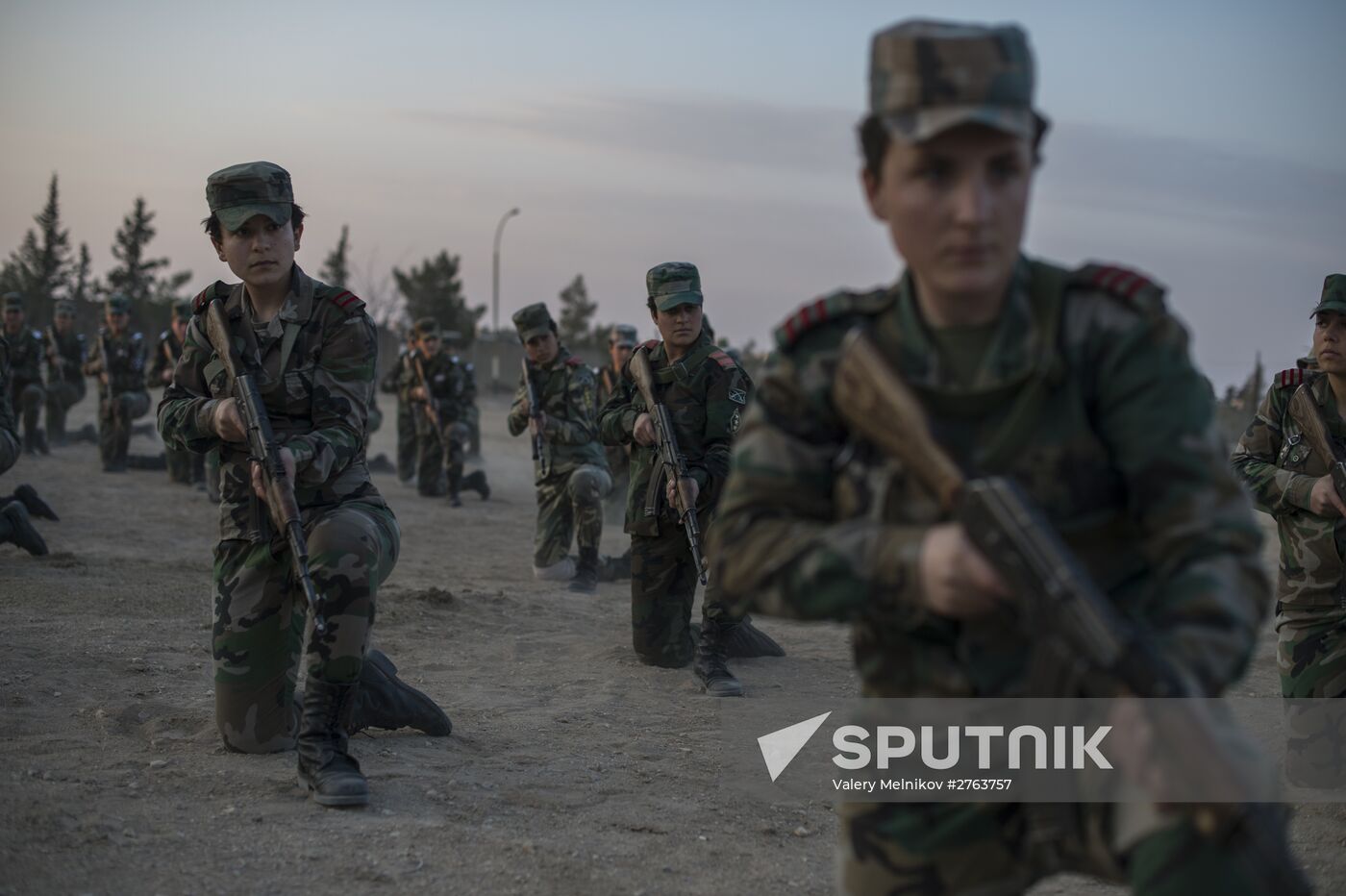 A military academy for women in Damascus