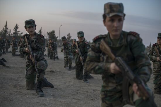 A military academy for women in Damascus