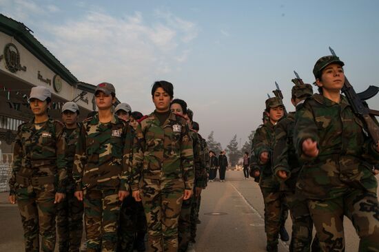 A military academy for women in Damascus