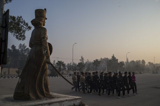 A military academy for women in Damascus