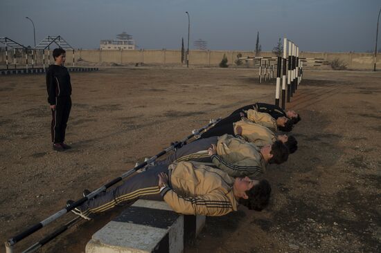 A military academy for women in Damascus