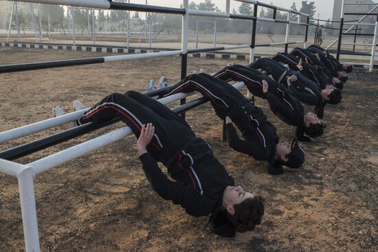 A military academy for women in Damascus