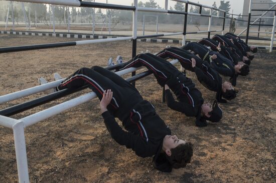 A military academy for women in Damascus