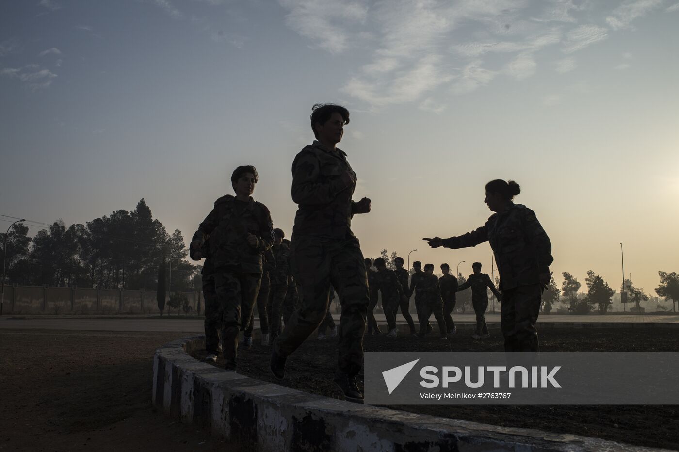 A military academy for women in Damascus