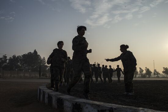 A military academy for women in Damascus