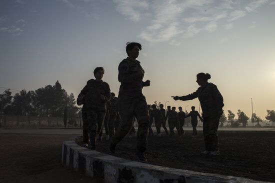 A military academy for women in Damascus
