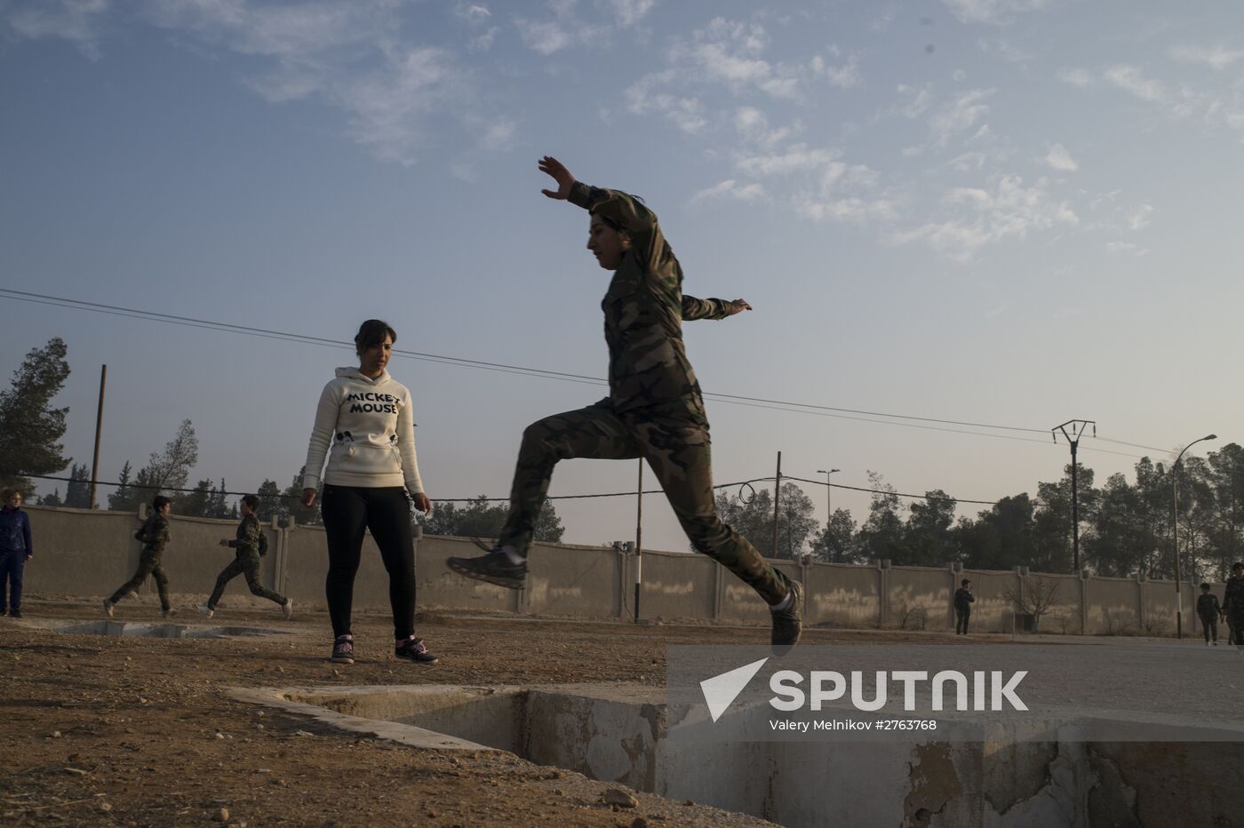 A military academy for women in Damascus