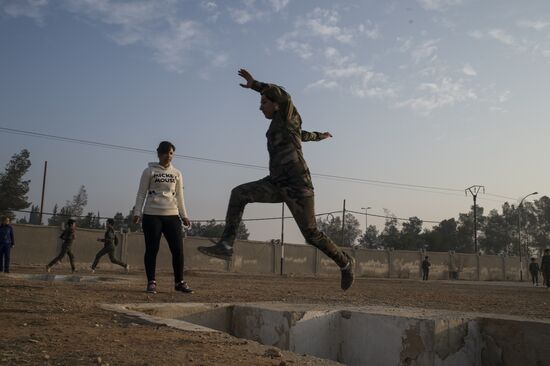 A military academy for women in Damascus