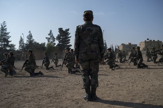 A military academy for women in Damascus