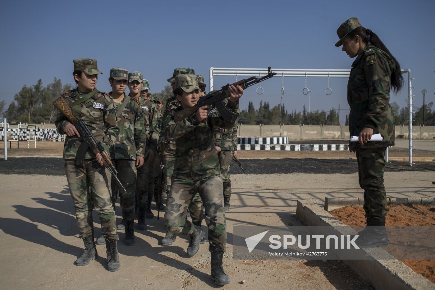 A military academy for women in Damascus
