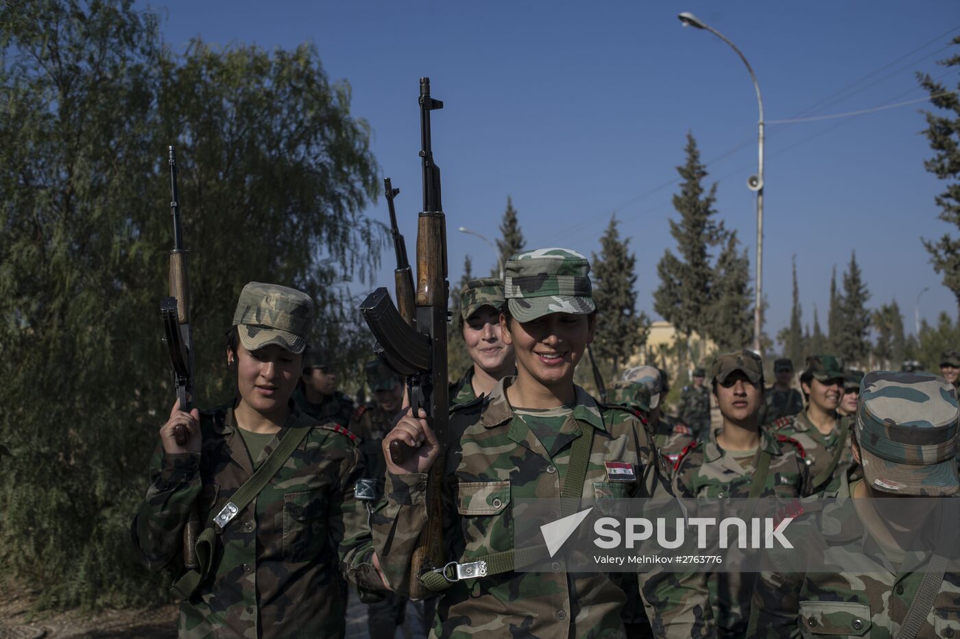 A military academy for women in Damascus