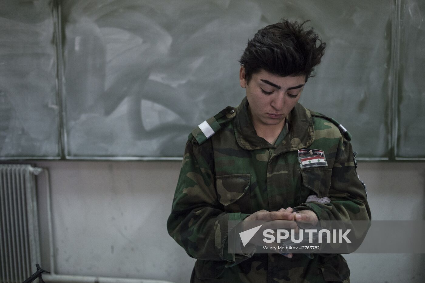 A military academy for women in Damascus