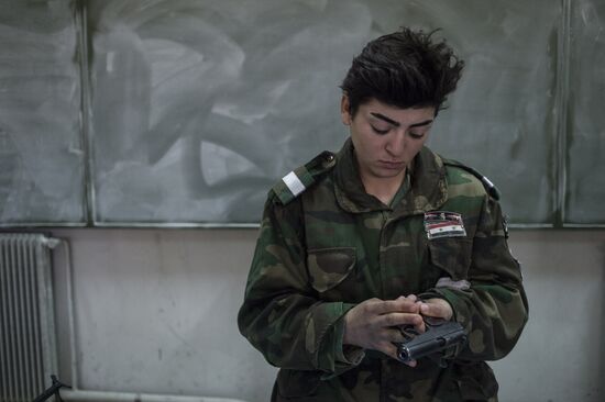 A military academy for women in Damascus