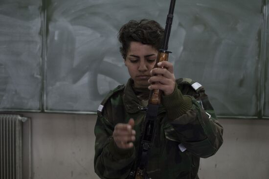 A military academy for women in Damascus