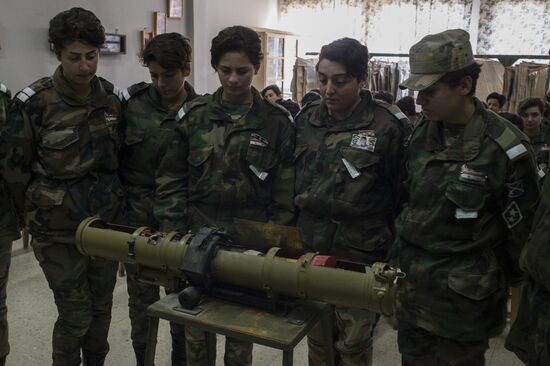 A military academy for women in Damascus