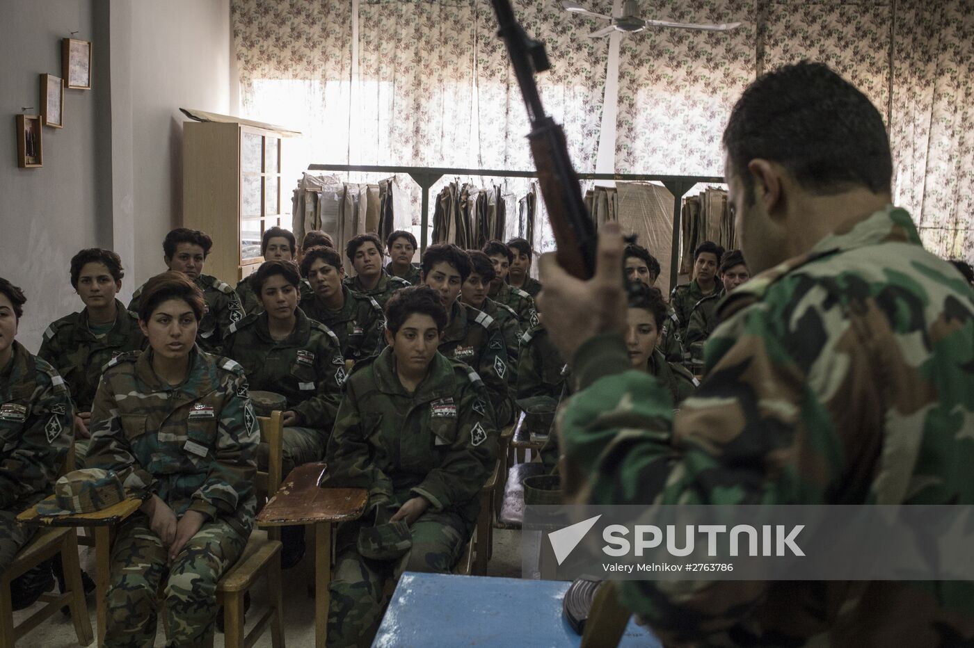 A military academy for women in Damascus