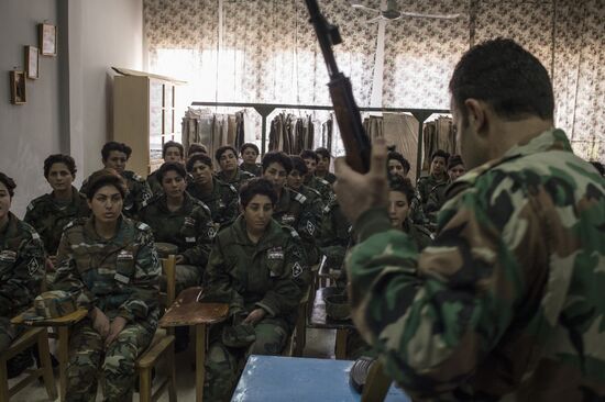 A military academy for women in Damascus