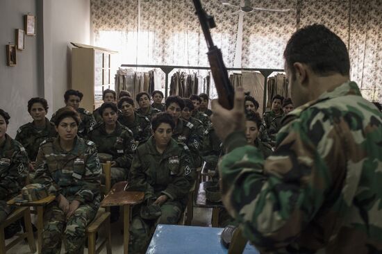 A military academy for women in Damascus