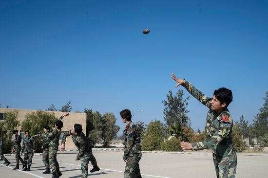 A military academy for women in Damascus