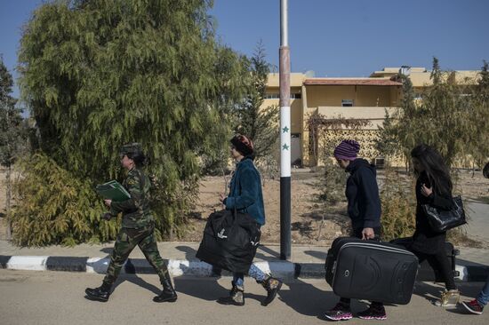 A military academy for women in Damascus