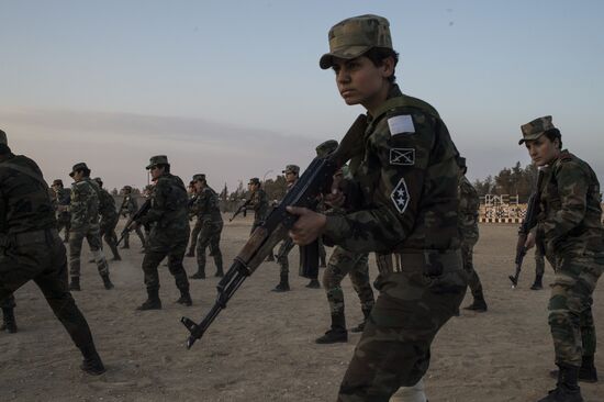 A military academy for women in Damascus