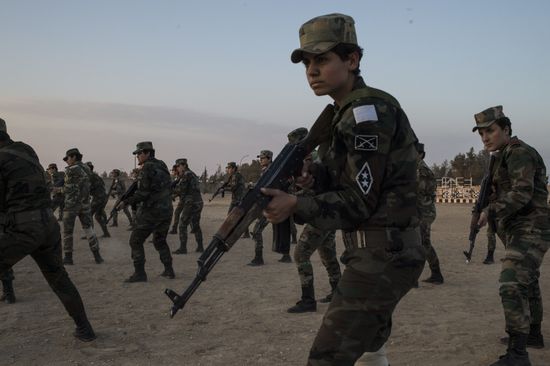 A military academy for women in Damascus