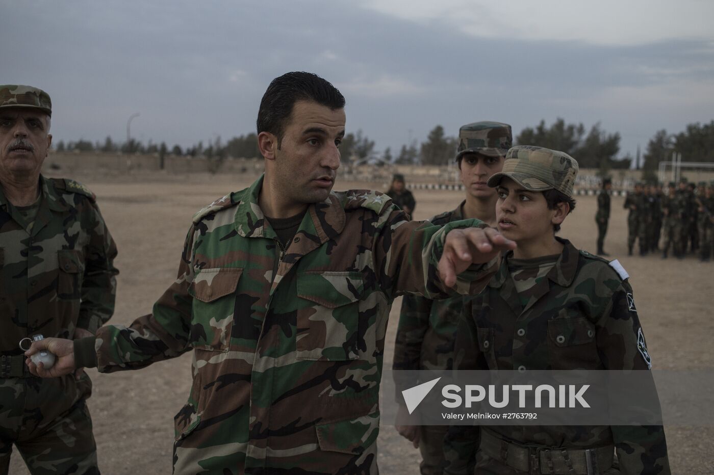 A military academy for women in Damascus