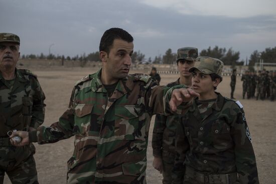 A military academy for women in Damascus