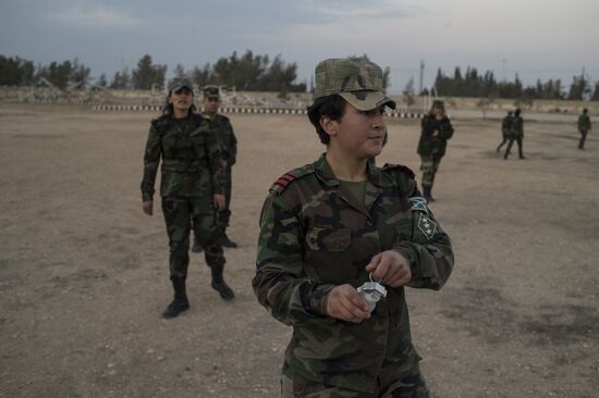 A military academy for women in Damascus