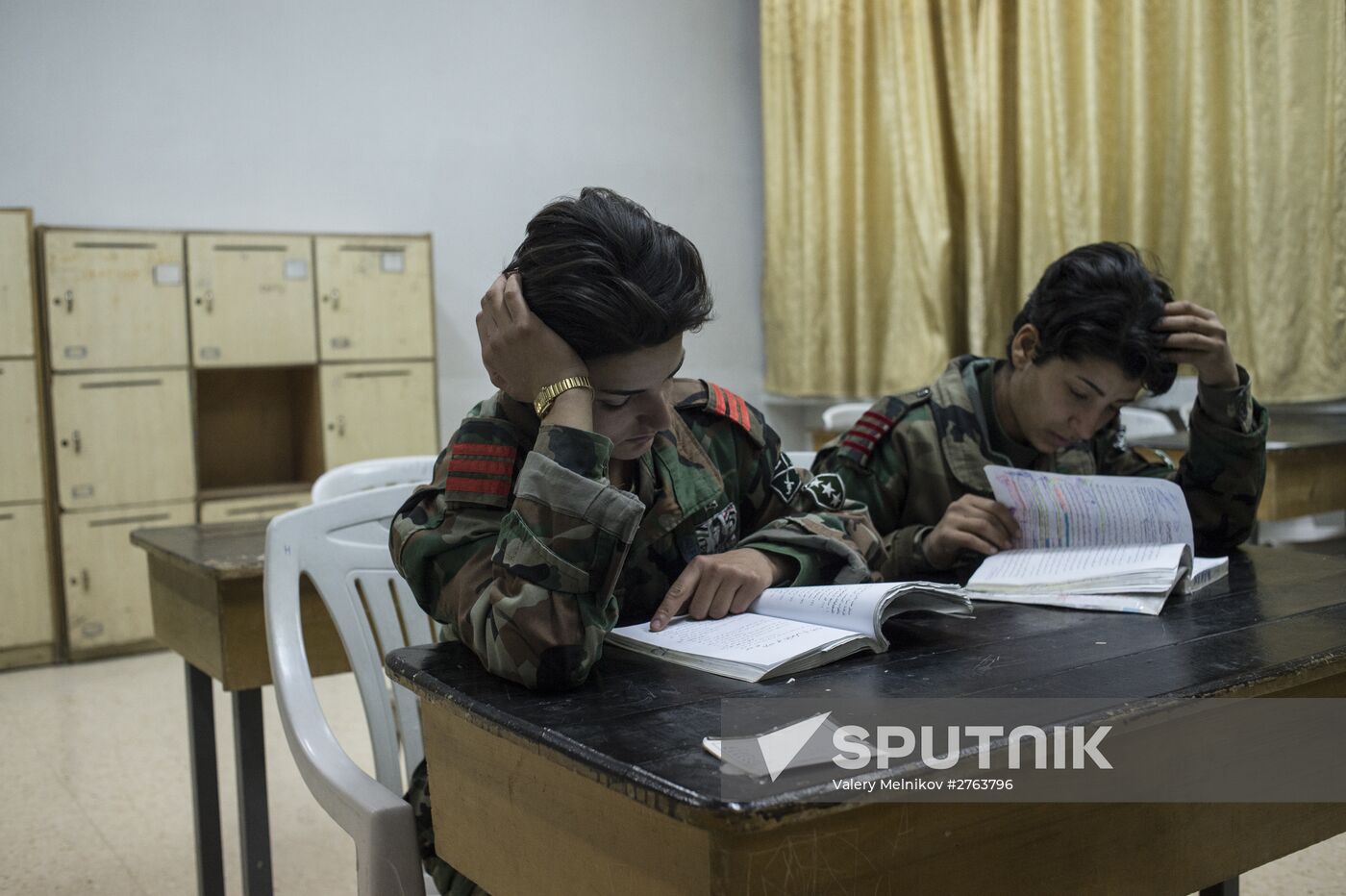 A military academy for women in Damascus