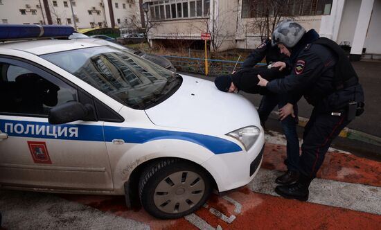 Private security officer at Russian Internal Affairs Ministry Main Directorate