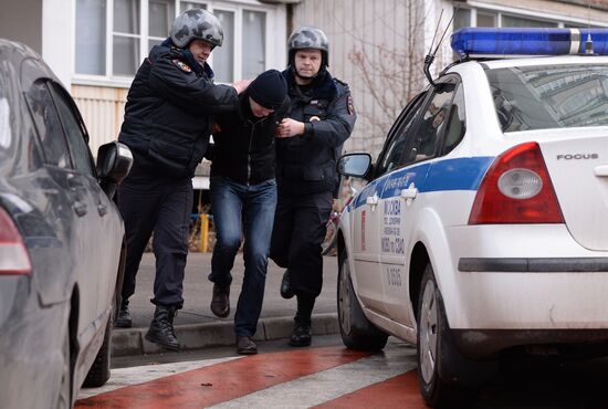 Private security officer at Russian Internal Affairs Ministry Main Directorate