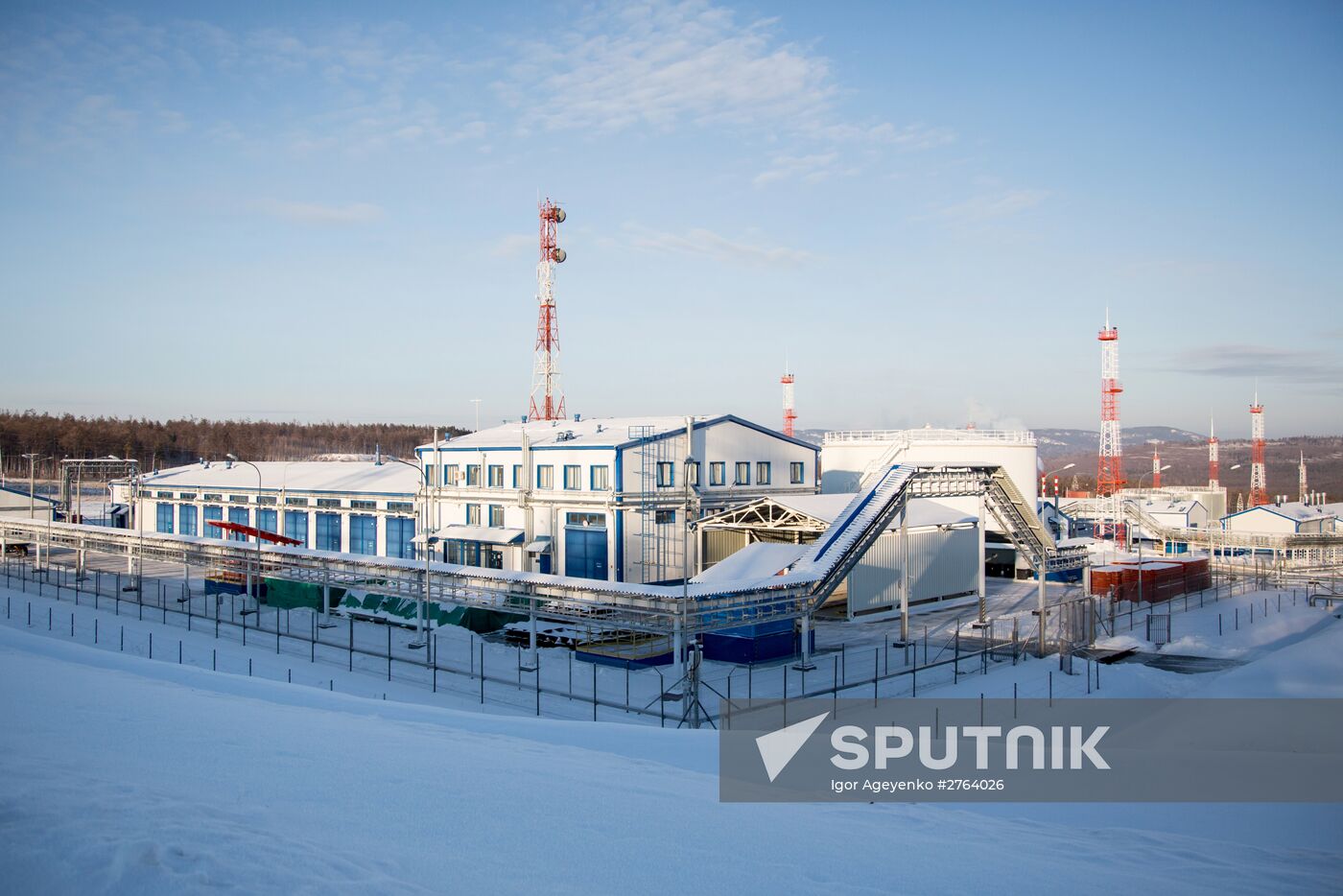 NPS-21 oil pumping station in Amur Region