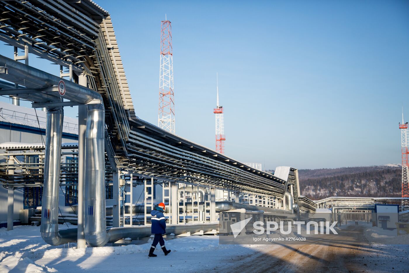 NPS-21 oil pumping station in Amur Region