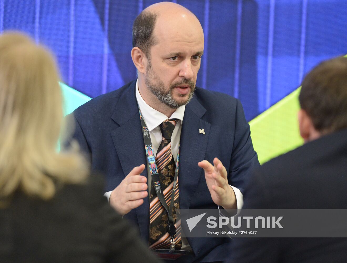 President Vladimir Putin takes part in plenary meeting of first Russian Internet Economy Forum