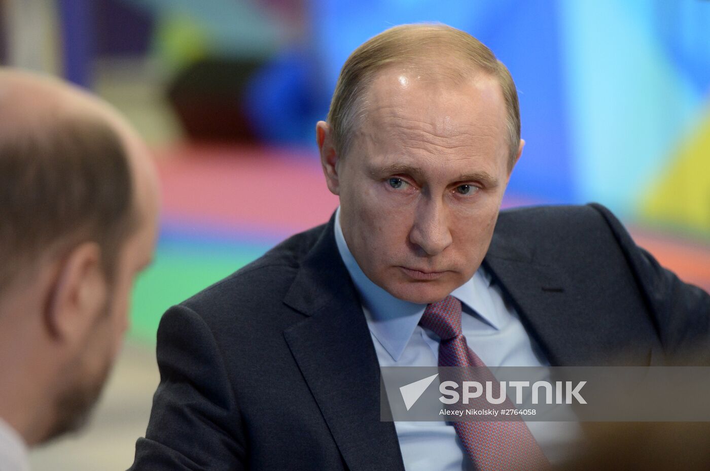 President Vladimir Putin takes part in plenary meeting of first Russian Internet Economy Forum