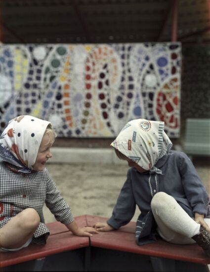 In kindergarten